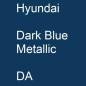 Preview: Hyundai, Dark Blue Metallic, DA.